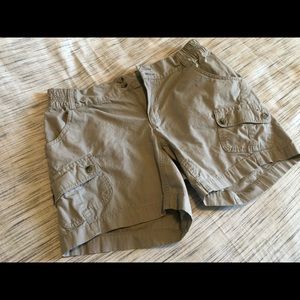 Columbia Khaki Hiking/Outdoor Shorts (Size S)